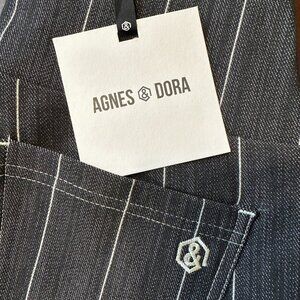 Agnes & Dora™ Jeggings Black Pinstripe